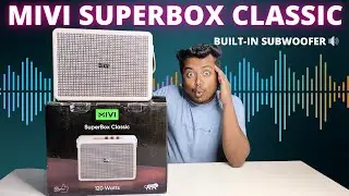 MIVI Superbox Classic 120W Portable Speaker🔥- Built-in Subwoofer🎵|| Mivi Superbox Classic 