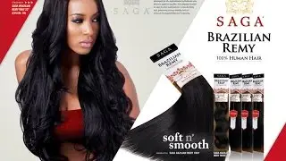 Обзор бразильских волос Saga Remy