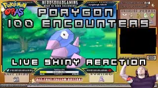 Pokemon [ORAS] Shiny Porygon Reaction!! 100 Encounters While Dexnaving!!