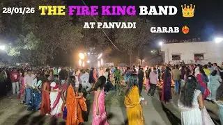 THE FIRE KING BAND 👑 NOSTOP GARBA ❤️&zwj;🔥 AT PANVADI 28 01 26 FULL PABACI 😱@_mr_kalpu_ 