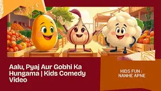 In Hindi | Vegetables Ka Discussion! Aalu, Pyaj Aur Gobhi Ka Hungama | Kids Comedy | Nanhe Apne