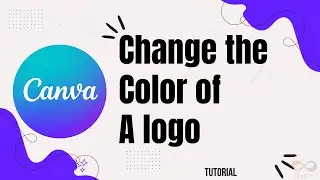 How to change the color of a logo in Canva