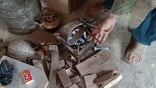 ساخت کاسه سه تار ،خم کردن ترک اصلی، قسمت اول |Making a setar bowl, bending the main crack, part one