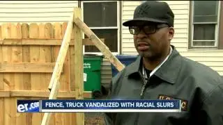 Buffalo man's property vandalized with racial slurs
