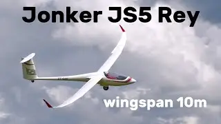 Jonker JS5 Rey | 9,7m giant scale RC glider | 4K | Hranice 2024