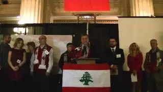 Pierre Bejjani at Lebanon Day 2014