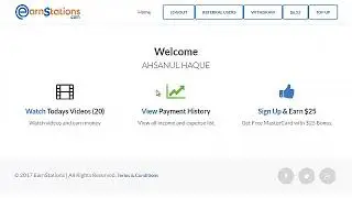 Earnstations এ অাইডি এক্টিভ করতে চাইলে ভিডিওটি দেখুন Live ID Active Free Proved