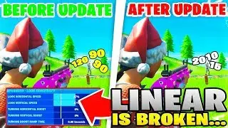 Linear Aim Assist Has Been RUINED...Here's How! (Controller Fortnite PS4 + Xbox)