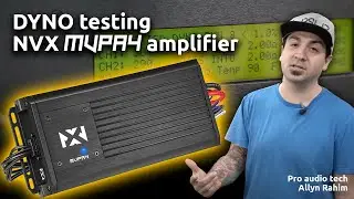 How Will it Perform on the Amp Dyno? Testing the NVX MVPA4 | Their new 4-channel marine amplifier