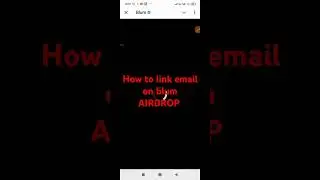 How to link email to Blum Airdrop #blum #blumairdrop #thecryptohustlemom