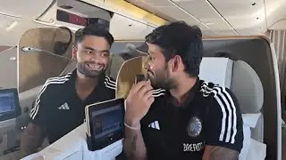 Jitesh Sharma & Rinku Singh Flight Vlog ✈️ | Desi Comedy & Cricket Talk