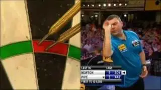 Newton 9 Darter HD - PDC World Matchplay 2012