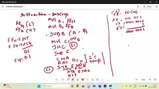 Subtraction pgm - 8085 microprocessor