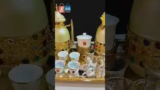 Vintage Turkish Coffee Pot Set
