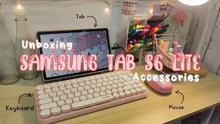 Unboxing Samsung Tab S6 Lite + Accessories 🌻⛅ | Chill | Bahasa | Malaysia 🇲🇾