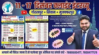 11 से 17 December तक 5+ Gulf Companies का Direct Hiring &ndash; Perfect Group पर भारी Requirement