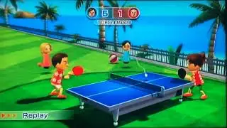 Wii Sports Resort Series: Table Tennis Match (Shiann vs Shinta)