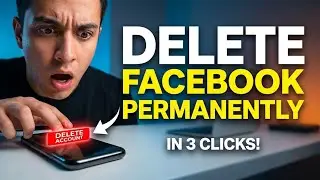 How to delete Facebook account permanently | 2026 new trick @MoazzamTechStudio 