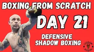 DAY 21 DEFENSIVE SHADOWBOXING (The Basics For Beginners) 