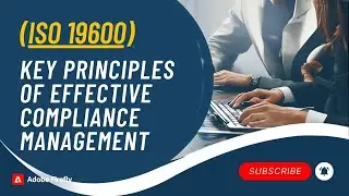 Key Principles of Effective Compliance Management (ISO 19600)