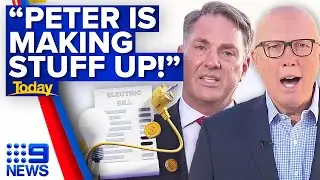 Peter Dutton and Richard Marles clash over rising energy prices | 9 News Australia