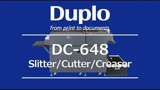 Duplo DC-648 - New Slitter Cutter Creaser Introduction (English)