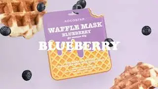 Kocostar Waffle Mask BLUEBERRY (de ar&aacute;ndanos)