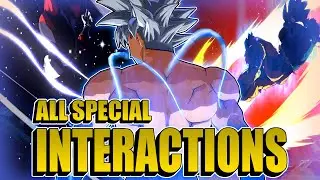 Dragon Ball FighterZ - Ultra Instinct Goku All Special Interactions and Easter Eggs!