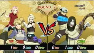 Naruto Ultimate Ninja Storm-Temari Vs Orochimaru