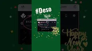 Let&rsquo;s start celebrating New Year 2022🎉 #deso to the moon🔥🚀💙 #crypto #nader #social #nft
