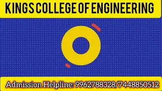 Kings college of engineering/course/facilities/cambus/placement/
