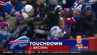 John Brown LAST TD as a Buffalo Bill - Bills vs. Patriots, 1/8/23