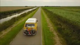 VW T3 camper drone video