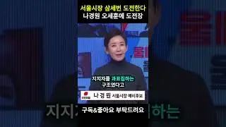 [채널인 심층분석]서울시장 삼세번에 도전한다 나경원 오세훈에 도전장 #나경원 #오세훈 #정치 #서울시장