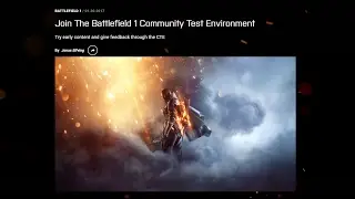 BF1 Community Test Environment (CTE) - Patch Update Testing