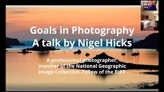 Goals in Photography: what Nigel Hicks aims to achieve with his professional photography.
