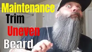 How to Fix a uneven beard | Maintenance for knots and split ends
