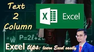 TEXT to COLUMN in Excel [Split Cells] #trending #viral #educational #excel