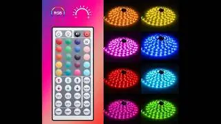 What do the DIY buttons do on LED lights | How many LED strips can you connect together