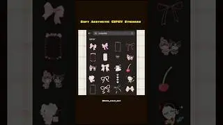 Soft Aesthetic GIPHY Stickers 🌸 | Coquette ✨  #aesthetic #instagram #gip #cutestickers #shortvideo