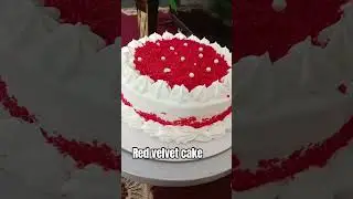 red velvet 🍰 🎂#with cheese cream 🧀#homemade#egglesscake #fresh #shortvideo #viralvideo