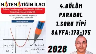 69 Matematiğin İlacı Polinomlar Fasikülü 4.Bölüm PARABOL 1.Soru Tipi Sayfa:173-175