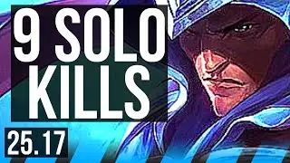 TALON vs YONE (MID) | 9 solo kills, 11/2/9, Godlike | EUW Master | 25.17