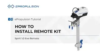 ePropulsion Spirit 1.0 Evo Remote | How to install Remote Kit