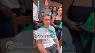 Nikolas Ferreira conversa com m&atilde;e que tem beb&ecirc; com AME. 