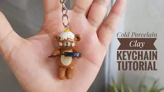 Cold Porcelain Clay Bear Keychain Tutorial