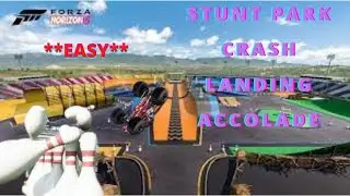 FH5 *EASY* 3 crash landing skills in the stunt park accolade