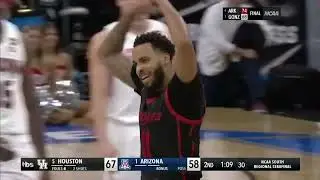 Kyler Edwards Clutch Shot Clinches Houston Sweet 16 Upset Win Over Arizona 03-24-22