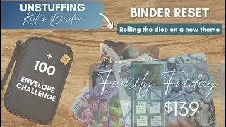 Unstuffing Grinch Challenges | Rolling the Dice on a New Kids Theme | + 100 Envelope Challenge