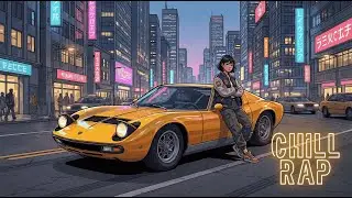 Chill Rap Vibes  -  Midnight Neon &mdash; chill beats for late night grind and motivation